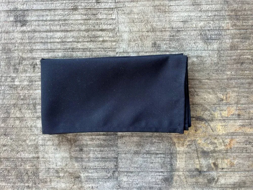 Serviette en Polyester Noire