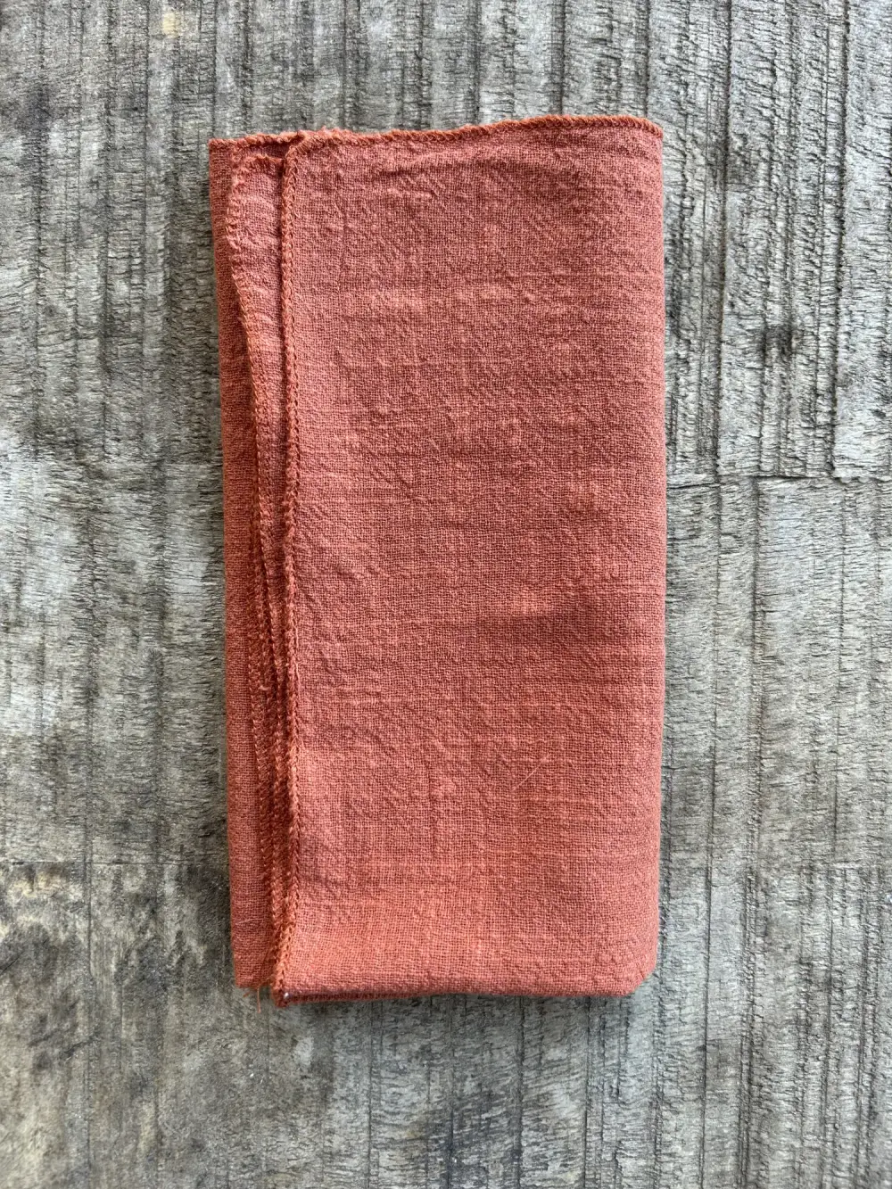 Serviette gaze de coton Terracotta