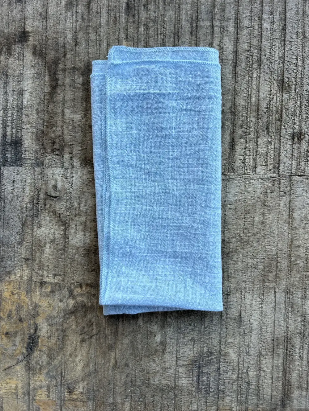 Serviette en Gaze de Coton Bleu Ciel