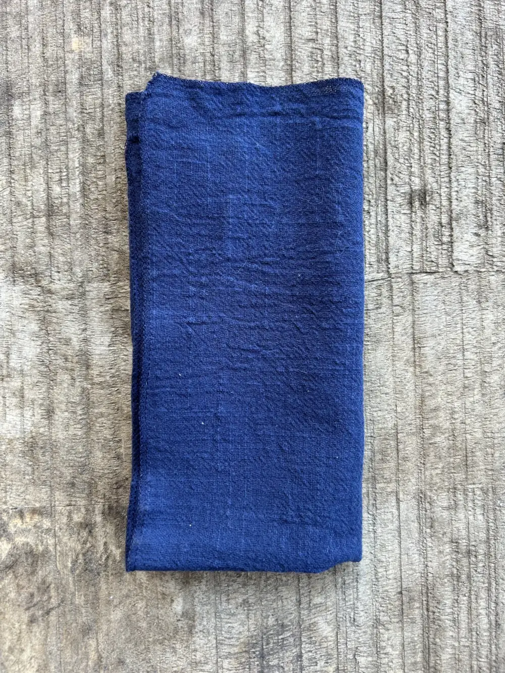 Serviette en Gaze de Coton Bleu Roi