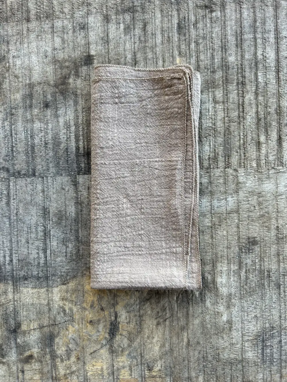 Serviette en Gaze de Coton Tabac