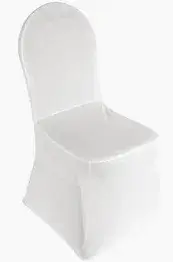 Housse de Chaise Lycra Blanche